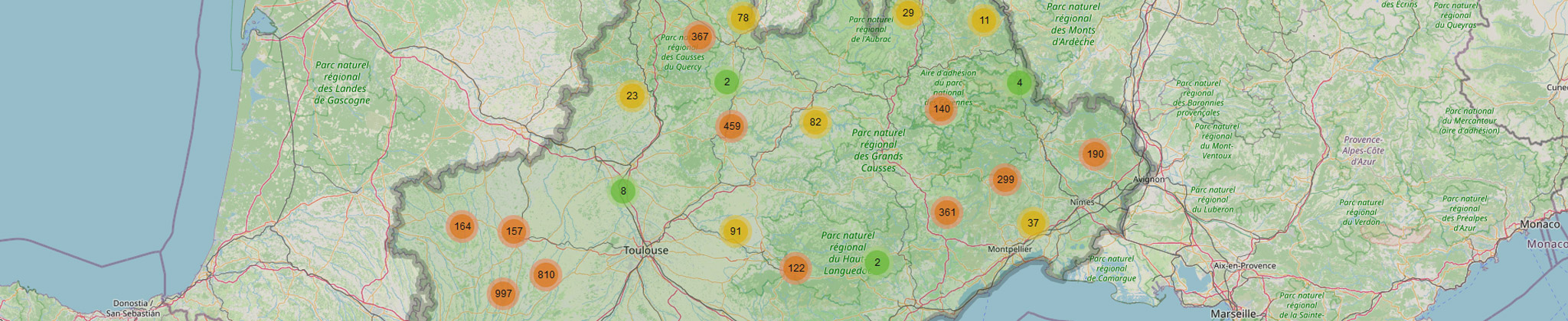 Cartographie des mares d’Occitanie