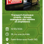 Transport d'animaux vivants – groupe zoologique des reptiles et amphibiens